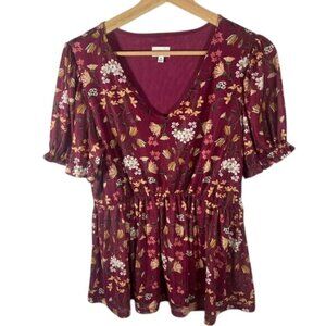 NWOT Madison & Berkeley floral top M medium Stitch Fix